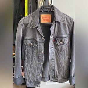 Levi’s black jean jacket (men’s small)